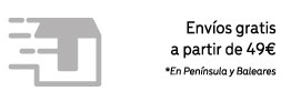 Envíos gratuitos a partir de 49€